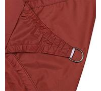Tenda da sole impermeabile, protezione UV al 98%, per esterni, giardino, patio e feste, colore rosso ruggine (5 x 5 x 5 m) con corda in omaggio, design resistente ed elegante