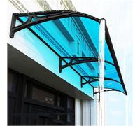 Tenda da sole in policarbonato, impermeabile, per porta d'ingresso, patio, protezione UV e pioggia, copertura durevole per tetto del portico e protezione da sole e neve