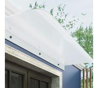 Tenda da sole in policarbonato per ingresso anteriore, finestra e patio, blocca i raggi UV e riduce il rumore, ideale per spazi esterni