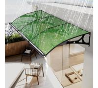 Tenda da sole in policarbonato per porte e finestre, resistente alle intemperie con silenziosa scommessa in alluminio, facile installazione per porte anteriori e finestre