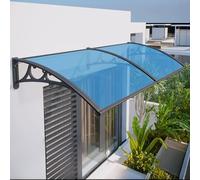Tenda da sole in policarbonato resistente alle intemperie per protezione da sole e pioggia, ideale per esterni per evitare che cadano oggetti su ponti e patii