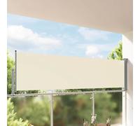 vidaXL Tenda da Sole Laterale Retrattile 100 x 300 cm Crema