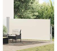 vidaXL Tenda da Sole Laterale Retrattile 140x300 cm Crema Telo Telone Parasole
