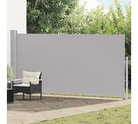 Tenda da Sole Laterale Retrattile 160 x 514 cm Grigia