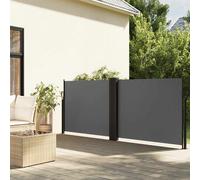 Tenda da Sole Laterale Retrattile Antracite 100x1000 cm