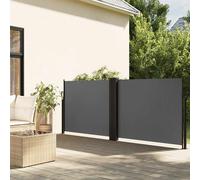 Tenda da Sole Laterale Retrattile Antracite 120x600 cm