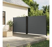 vidaXL Tenda da Sole Laterale Retrattile Antracite 180x1000 cm