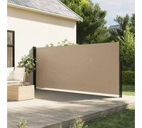 vidaXL Tenda da Sole Laterale Retrattile Beige 160x500 cm