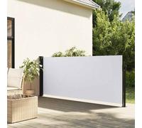 Tenda da Sole Laterale Retrattile Bianco 117x300 cm