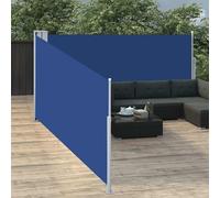 vidaXL Tenda da Sole Laterale Retrattile Blu 100x1000 cm