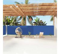 Tenda da Sole Laterale Retrattile Blu 160x1200 cm