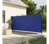 vidaXL Tenda da Sole Laterale Retrattile Blu 160x600 cm
