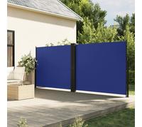 Tenda da Sole Laterale Retrattile Blu 180x600 cm
