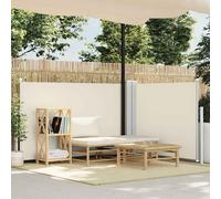 Tenda da Sole Laterale Retrattile Crema 120x600 cm