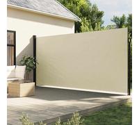 vidaXL Tenda da Sole Laterale Retrattile Crema 220x300 cm