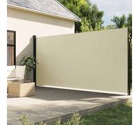 vidaXL Tenda da Sole Laterale Retrattile Crema 220x600 cm