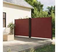 Tenda da Sole Laterale Retrattile Marrone 160x1200 cm
