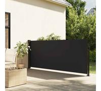 Tenda da Sole Laterale Retrattile Nera 117x300 cm
