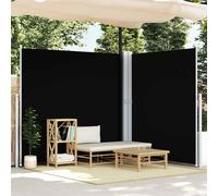 VIDAXL - Tenda Da Sole Laterale Retrattile Nera 200x600 Cm