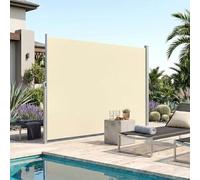 Tenda da sole laterale retrattile per giardini, terrazze, balconi e piscine, struttura in ferro resistente per protezione solare e privacy