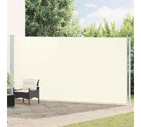 vidaXL Tenda da Sole Laterale Retrattile per Patio 200x600 cm Crema