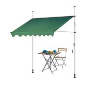 Tenda da sole manuale retrattile, resistente ai raggi UV e alle intemperie per esterni, per ponti, cortili e giardini