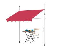 Tenda da sole manuale retrattile, resistente ai raggi UV e alle intemperie per esterni, per ponti, cortili e giardini