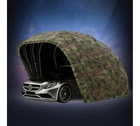 Tenda da sole per auto, design pieghevole e retrattile, con blocco a terra per una protezione durevole del veicolo all'aperto