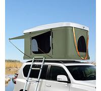 Tenda da sole per auto, per esterni, rigida, pieghevole, per campeggio, con scala e lampada