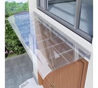 Tenda da sole per balcone, impermeabile, 45 x 80 cm, senza trapano, tettoia per terrazza, paravento resistente alle intemperie per protezione e ombra del balcone