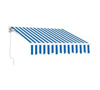 Tenda da Sole per Balcone, Tende da Sole A Bracci Estensibili con Tettuccio Impermeabile E Protezione Solare, Tenda da Sole per Esterno Avvolgibile(Lake Stripes,2x1.50m/6.5x5ft)