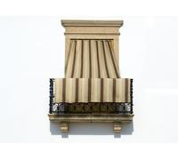 Tenda Da Sole Per Esterni Con Anelli Per Terrazzo Modello Riga Fine