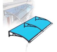 Tenda da sole per esterni, resistente ai raggi UV, 100 x 160 cm, con staffa in alluminio resistente, elegante riparo per ingresso e protezione dalle intemperie