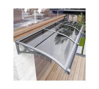 Tenda da sole per esterni, resistente ai raggi UV e alla pioggia, per porte/finestre, design silenzioso, grande grondaia, 120 cm x 360 cm, perfetta per terrazze e ingressi