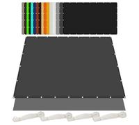 Tenda da Sole per Esterno 1.3 x 2.4 m Anti UV 98% Parasole Rete Ombreggiante Telo Ombra Lavabile con Occhielli, 185Ggsm Oxford per Giardino, Terrazzo, Bordo Piscina, Grigio Scuro