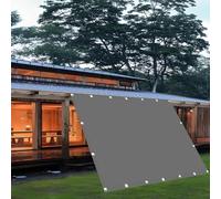 Tenda da Sole per Esterno 1.3 x 2.7 m Protezione Solare Anti UV Antipolvere Tenda da Sole Parasole Regola Temperatura Antistrappo per Esterno, Giardino & Gazebo, Grigio Chiaro