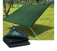 Tenda da Sole per Esterno 1.5x3.5m Copertura per Balcone Balconi Telo Frangivista Resistente alle intemperie per Esterno, Piscina, Verde Scuro