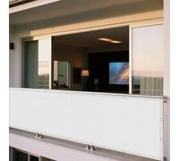 Tenda da Sole per Esterno 150 x 790 cm Antivento/Protezione UV Rettangolare Impermeabile Impermeabile/Antivento/Protezione UV per Esterno, Giardino, Terrazzo, Balcone, Bianco