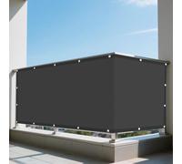 Tenda da Sole per Esterno 265 x 470 cm Protezione Raggi 98% UV Impermeabile Esterni Impermeabile Rettangolo con Fune Tenda a Vela per Esterno, Giardino e Terrazza, Piscina, Grigio Scuro