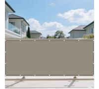 Tenda da Sole per Esterno 280 x 510 cm Rettangolare 98% Anti-Uv Rettangolo Telo Ombra Tenda da Sole Parasole e Protezione Raggi UV per Giardino, Esterno, Balcone, Campeggio, Cachi