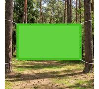 Tenda da Sole per Esterno 425 x 600 cm Protezione Raggi UV Vela Tela Ombreggiante con Occhielli e Corda per Esterno Giardino Terrazza Colore, Verde Tenero