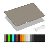 Tenda da Sole per Esterno a Caduta 1.2 x 3.5 m Protezione Solare Raggi UV Copertura Antipolvere con Fune Occhiellato Protezione UV per Esterno per Giardino, Balcone, Cachi