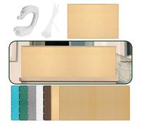 Tenda da Sole per Esterno a Caduta 230 x 510 cm Protezione Raggi UV 98% Rete Ombreggiante Traspirante, con Corde di Supporto per Giardino Balcone Terrazza Campeggio, Color Crema