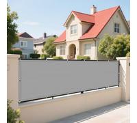 Tenda da Sole per Esterno a Caduta 395 x 395 cm Protezione UV 98% Tende per Pergolato con Corde e Occhiello per Giardino Balcone Terrazza Campeggio, Grigio Chiaro