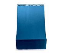 Tenda da Sole per Esterno blu con Anelli h 250x140 cm -Tende da Sole per Esterni Rimovibili in Poliestere - Tendone Balcone Esterno Parasole per Giardino e Gazebo