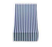 Tenda da Sole per Esterno Righe Blu con Anelli h 250x140 cm -Tende da Sole per Esterni Rimovibili in Poliestere - Tendone Balcone Esterno Parasole per Giardino e Gazebo