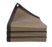 Tenda da Sole per Esterno,Telo Rete Ombreggiante Marrone Occhiellato Vele Parasole per Copertura Pergolato con Occhielli per Recinzione Giardino Balcone,5x8m