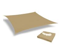 Tenda Da Sole Per Esterno Tenda Da Sole A Vela Da Giardino, Tettoia A Blocchi, for Patio Esterno, for Tende Da Sole Sul Ponte Del Cortile(Sand,2x3m)