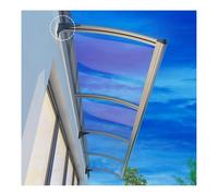 Tenda da sole per finestra, 65 x 180 cm, protezione UV, pioggia e neve, staffa in acciaio al carbonio, facile da installare, design ad arco per porte e finestre
