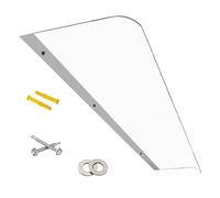 Tenda da sole per finestra - Tenda da sole per porte esterne - 39,9 x 39,9 cm tetto parasole per terrazze per esterni, migliora l'estetica della vostra casa e protegge allo stesso tempo